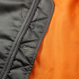 "DragonTown" - Security Bomber Jacket (Alpha MA-1 modified) (Liquid Green) Limited Edition