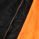 "DragonTown" - Security Bomber Jacket (Alpha MA-1 modified) (Black)