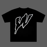 "W" 3M Reflective Wildstyle Records T-shirt (Black)