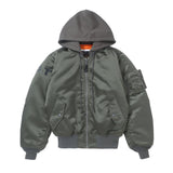 "DT2 x DragonTown" - D.T 血幅 Blood Chit Jacket  (Alpha MA-1 modified) (Green) Limited color