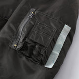 "DragonTown" - Security Bomber Jacket (Alpha MA-1 modified)  (Dark Grey) Limited Edition