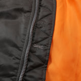 "DragonTown" - Security Bomber Jacket (Alpha MA-1 modified)  (Dark Grey) Limited Edition