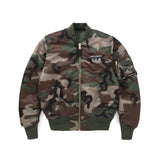 "DragonTown" - Security Bomber Jacket (Alpha MA-1 modified) (Camo) Limited Edition