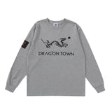 "DragonTown" - D.T/eryx  Long Sleeve - Grey
