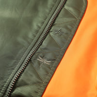 "DragonTown" - Security Bomber Jacket (Alpha MA-1 modified) (Green)