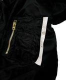 "DragonTown" - Security Bomber Jacket (Alpha MA-1 modified) (Black)