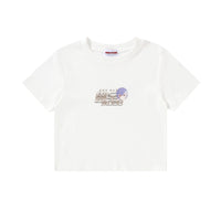 OTAKU MOBB -  Classic Logo Baby Tee (Off-White)