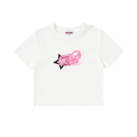OTAKU MOBB -  "Pink Graffiti" Logo Baby Tee