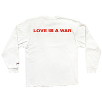 ozma / YoungQueenz - LOVE IS A WAR Long Sleeve (White)