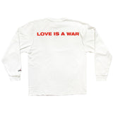 ozma / YoungQueenz - LOVE IS A WAR Long Sleeve (White)